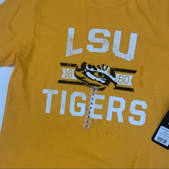 47’ Brand LSU Tigers Short Sleeve Graphic Size Small Football - Picture 8 of 10